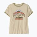 Women's T-shirt Patagonia Great Waves Ringer Tee undyed natural