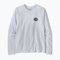 Men's trekking longsleeve Patagonia Great Waves Responsibili Tee white
