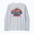 Men's trekking longsleeve Patagonia Great Waves Responsibili Tee white 2