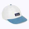 Baseball cap Patagonia P-6 Label Trad birch white w/shore blue