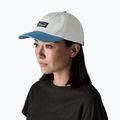 Baseball cap Patagonia P-6 Label Trad birch white w/shore blue 2