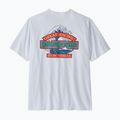 Men's trekking T-shirt Patagonia Great Waves Responsibili Tee white 2