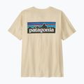 Men's T-shirt Patagonia P-6 Logo undyed natural