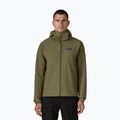 Men's softshell jacket Patagonia R1 TechFace Hoody basin green