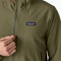 Men's softshell jacket Patagonia R1 TechFace Hoody basin green 9