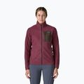 Women's fleece sweatshirt Patagonia R1 Air berry fig