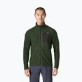 Men's fleece sweatshirt Patagonia R1 Air treeline green