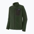 Men's fleece sweatshirt Patagonia R1 Air treeline green 4