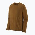 Men's long-sleeve trekking shirt Patagonia Cap Cool Merino Blend LS wolf brown