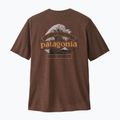 Men's T-shirt Patagonia Cap Cool Daily Great Waves berm brown - light berm brown x-dye 2
