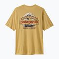 Men's T-shirt Patagonia Cap Cool Daily Great Waves limestone yellow - light limestone yellow x-dye 2