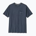 Men's T-shirt Patagonia Boardshort Logo Pocket Responsibili summit blue