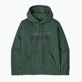 Men's sweatshirt Patagonia P-6 Logo Uprisal Hoody p-6 outline: canopy green