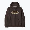 Men's sweatshirt Patagonia '95 Oval Logo Uprisal Hoody Den Brown: Heliotropic