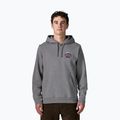 Men's sweatshirt Patagonia Great Waves Uprisal Hoody gravel heather