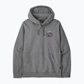 Men's sweatshirt Patagonia Great Waves Uprisal Hoody gravel heather 3