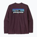 Men's longsleeve Patagonia P-6 Logo Responsibili berry fig 2