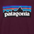 Men's longsleeve Patagonia P-6 Logo Responsibili berry fig 4