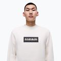 Men's Napapijri B-Box Logo C white whisper sweatshirt 3