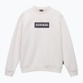 Men's Napapijri B-Box Logo C white whisper sweatshirt 4