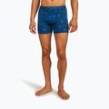 Men's thermal boxer briefs icebreaker Anatomica Snow Day atlantis/topaz/aop 2
