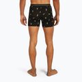 Men's thermal boxer briefs icebreaker Anatomica Snow Day black/peridot/aop 4