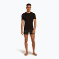 Men's thermal boxer briefs icebreaker Anatomica Snow Day black/peridot/aop 6