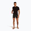 Men's thermal boxer briefs icebreaker Anatomica Snow Day black/peridot/aop 7