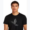Men's T-shirt icebreaker Merino 150 Tech Lite Skiing Yeti black 5