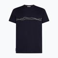 Men's T-shirt icebreaker Merino 150 Tech Lite Mountain Pulse midnight navy 6