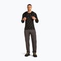 Men's Icebreaker Merino 200 Oasis Crewe Snow Day thermal longsleeve black/peridot/aop 4