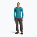 Men's thermal base layer top icebreaker Merino 200 Oasis Crewe Elevation Line topaz 2