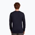 Men's thermal base layer top icebreaker Merino 200 Oasis Crewe Elevation Line midnight navy 3