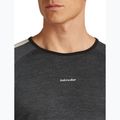 Men's thermal longsleeve Icebreaker Merino 200 Oasis+ LS Crewe 0JI black/jet heather/undyed/cb 5