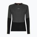 Men's thermal longsleeve Icebreaker Merino 200 Oasis+ LS Crewe 0JI black/jet heather/undyed/cb 7