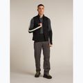 Men's thermal longsleeve Icebreaker Merino 200 Oasis+ LS Crewe 0JI black/jet heather/undyed/cb 8