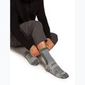 Men's socks icebreaker Merino Hike+ Mountaineer Mid Calf jet heather/black 4