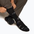 Icebreaker Merino Ultralight Crew Camp Ess black/alloy men's socks 3