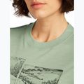 Women's T-shirt icebreaker Merino 150 Tech Lite Crop The Climb seaglass 6