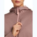 Icebreaker women's Merino 260 Quantum IV Zip Hoodie summit/blush 6