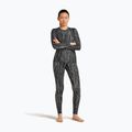 Women's thermal leggings Icebreaker Merino 260 Tech Vertex High Rise Delta Lines AOP black/snow/j 2