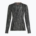 Women's trekking longsleeve Icebreaker Merino 260 Tech Vertex Crewe Delta Lines AOP black/snow/j 7