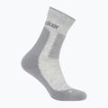 Icebreaker women's socks Merino Hike+ Medium Crew blizzard heather/alloy