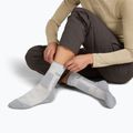 Icebreaker women's socks Merino Hike+ Medium Crew blizzard heather/alloy 3