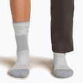 Women's socks icebreaker Merino Hike+ Medium Crew blizzard heather/alloy 4