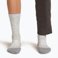 Icebreaker women's socks Merino Hike+ Light Crew blizzard heather/alloy 4