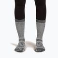 Women's socks Icebreaker Merino Hike+ Mountaineer Mid Calf jet heather/black 3