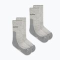 Women's socks icebreaker Merino Hike+ Light Crew 2 pairs blizzar hthr/alloy 6