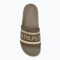 Napapijri men's flip-flops NP0A4IQV dark olive 2 5