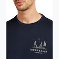 Men's T-shirt icebreaker Merino 150 Tech Lite Peaceful Pass Tee midnight navy 5